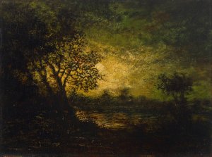 Moonlight by Ralph Albert Blakelock Oil Painting