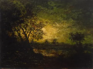 Moonlight by Ralph Albert Blakelock Oil Painting