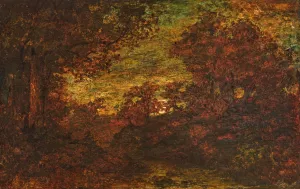 Moonrise by Ralph Albert Blakelock Oil Painting