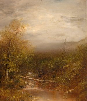 Pool in the Adirondacks by Ralph Albert Blakelock Oil Painting