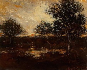 Reflections by Ralph Albert Blakelock Oil Painting