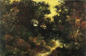 Woodland Brook  by Ralph Albert Blakelock Oil Painting