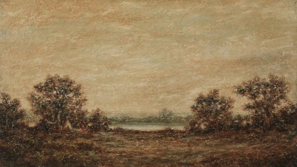 Main Product Photo of Yellow Light  Painting by Ralph Albert Blakelock