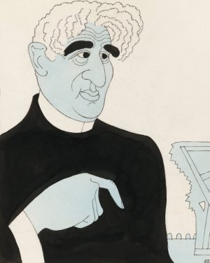 David Belasco by Ralph Barton Oil Painting