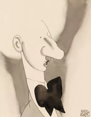 Leopold Stokowski by Ralph Barton Oil Painting