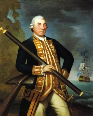 Admiral Richard Kempenfelt by Ralph Earl Oil Painting