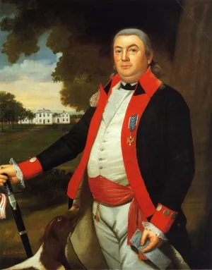 Captian John Pratt, Middletown, Connecticut painting by Ralph Earl