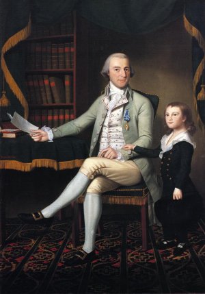 Colonel Benjamin Tallmadge and Son William Talmadge
