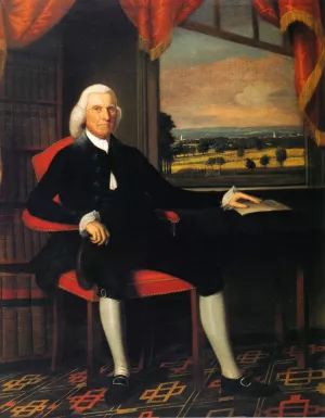 Colonel Samuel Talcott painting by Ralph Earl
