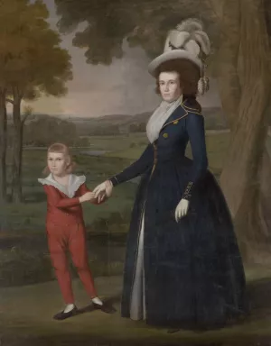 Laura Wolcott Moseley by Ralph Earl Oil Painting