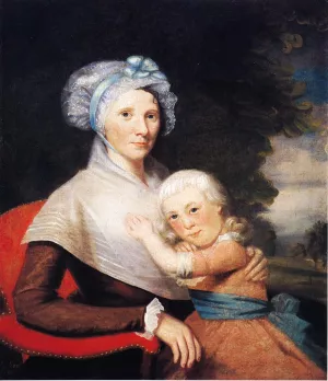 Martha Tennent Rogers and Daughter Oil painting by Ralph Earl