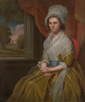 Mary Sylvester Welles Davenport by Ralph Earl Oil Painting
