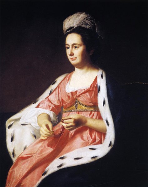 Mrs. Adam Babcock by Ralph Earl - Hand-Painted Oil Painting Reproduction