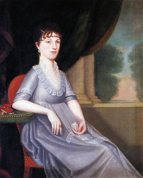 Main Product Photo of Mrs. Ebenezer Porter Lucy Patty Pierce Merwin Painting by Ralph Earl