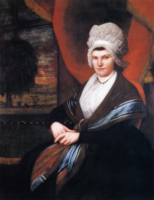 Mrs. Elijah Dewey Mary Schenck Oil painting by Ralph Earl
