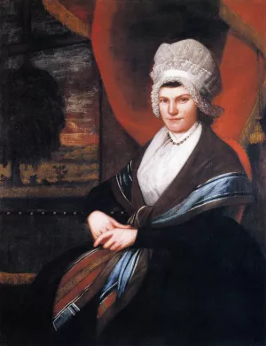 Mrs. Elijah Dewey Mary Schenck Oil painting by Ralph Earl