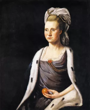 Mrs. Henry Daggett Elizabeth Prescott by Ralph Earl Oil Painting