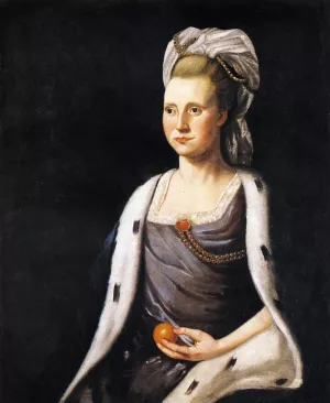 Mrs. Henry Daggett Elizabeth Prescott Oil painting by Ralph Earl