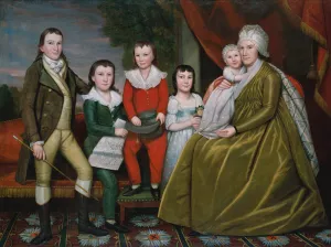 Mrs. Noah Smith and Her Children by Ralph Earl Oil Painting