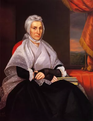 Mrs. Sherman Boardman Sarah Bostwick by Ralph Earl Oil Painting