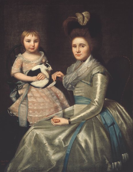 Main Product Photo of Portrait of Mrs. William Taylor  Painting by Ralph Earl