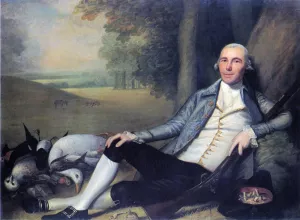 Reclining Hunter painting by Ralph Earl