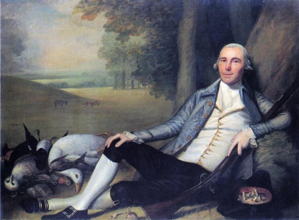 Reclining Hunter by Ralph Earl - Hand-Painted Oil Painting Reproduction