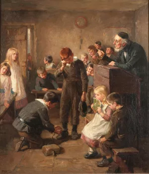 The Truant's Log by Ralph Hedley The Truant's Log by Ralph Hedley Oil Painting
