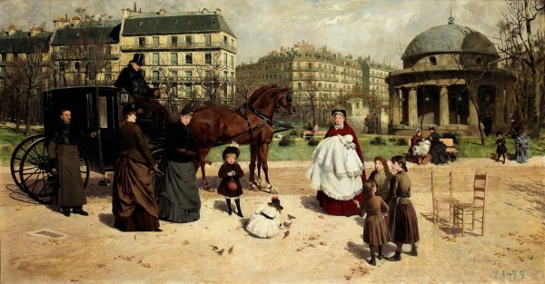 Tomando El Sol by Ramiro Lorenzale Rogent - Hand-Painted Oil Painting Reproduction