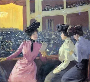  Teatre Novedades by Ramon Casas i Carbo Oil Painting