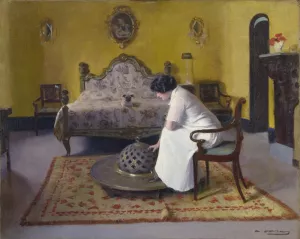 En la Habitacion painting by Ramon Casas i Carbo