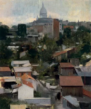 Montmartre Paris by Ramon Casas i Carbo Oil Painting