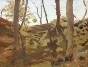 Paisaje con Arboles by Ramon Casas i Carbo Oil Painting