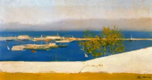 Paisaje de Costa painting by Ramon Casas i Carbo