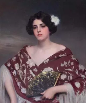 Retrato de Julia Oil painting by Ramon Casas i Carbo
