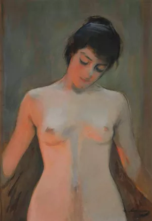 Desnudo by Ramon Casas Oil Painting