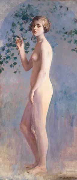 Desnudo by Ramon Casas Oil Painting