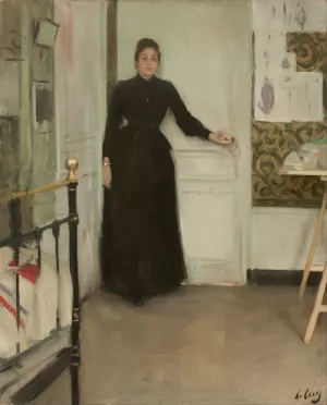 Interior by Ramon Casas Oil Painting