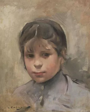 Nina by Ramon Casas Oil Painting