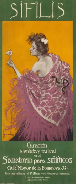 Sifilis by Ramon Casas Oil Painting