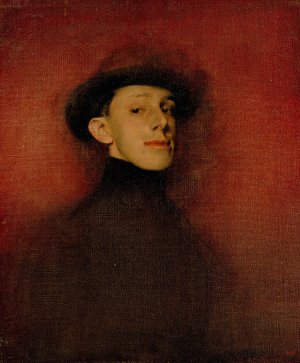Study From Life For The Portrait Of King Alfons XIII by Ramon Casas Oil Painting