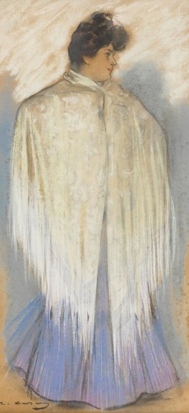 The flamenco dancer by Ramon Casas Oil Painting