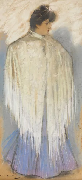 The flamenco dancer by Ramon Casas Oil Painting