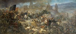 The Great Day Of Girona by Ramon Marti I Alsina Oil Painting