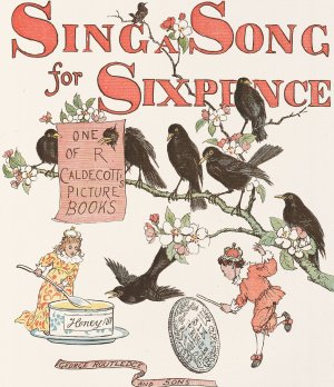 Sing a song for Sixpence Pl.1 by Randolph Caldecott Oil Painting