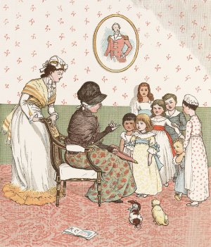 Sing a song for Sixpence Pl.2 by Randolph Caldecott Oil Painting