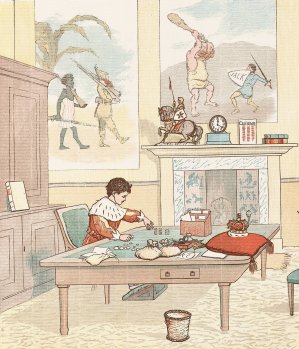 Sing a song for Sixpence Pl.6 by Randolph Caldecott Oil Painting