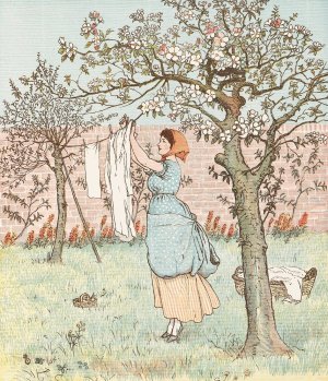 Sing a song for Sixpence Pl.8 by Randolph Caldecott Oil Painting