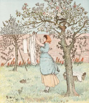 Sing a song for Sixpence Pl.8 by Randolph Caldecott Oil Painting