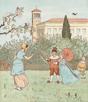 Sing a song for Sixpence Pl.9 by Randolph Caldecott Oil Painting
